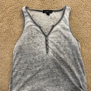 Derek Heart Light Gray Women's Tank Top